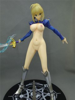 1/4 Fate/Grand Order Saber/Altria Pendragon Custom Edition Muscle sensation Ver. Naked Sexy Girl Figure GK Model Collection Toy