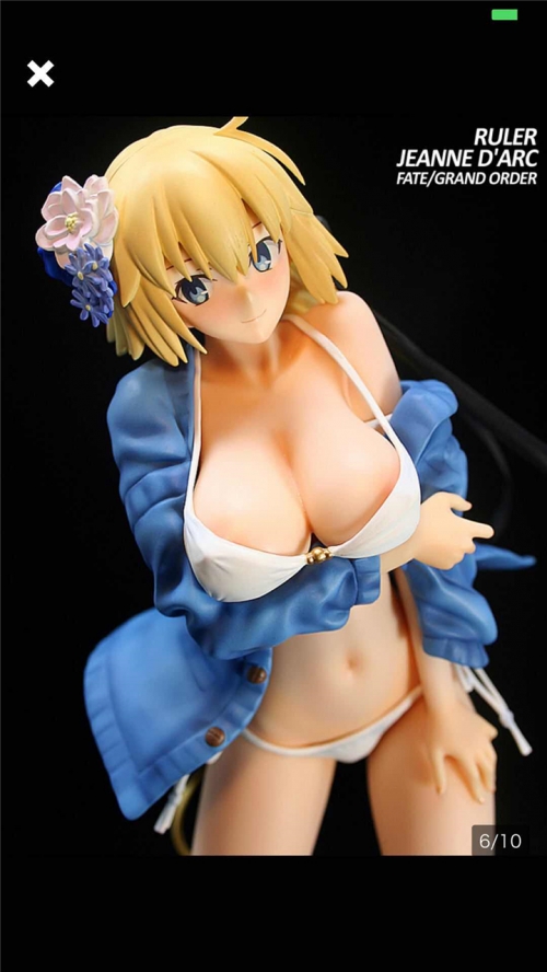 Japanese Anime Action Figures Fate/Grand Order Ruler/Jeanne D'Arc 1/6 Anime Girl Figure Naked Anime Figures