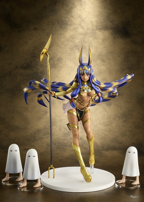 Fate/Grand Order 1/7 Scale NITOCRIS/Caster Special Edition with 3pcs Medjed PRE-Painted Figure，Complete Sexy Anime Figure PVC