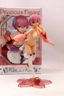 Original Figure Transform Re:Zero Ram Wafuu Maid Ver. Naked Resin GK Model Collection Anime Sexy Action Figure