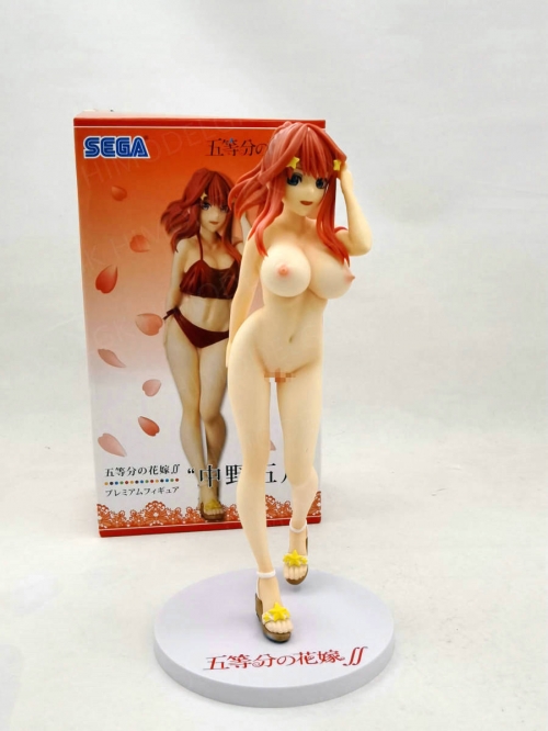 19CM Original Figure Transform Gotoubun No Hanayome Nakano Itsuki Naked Polyurethane Model Collection Anime PVC Action Figure Statues