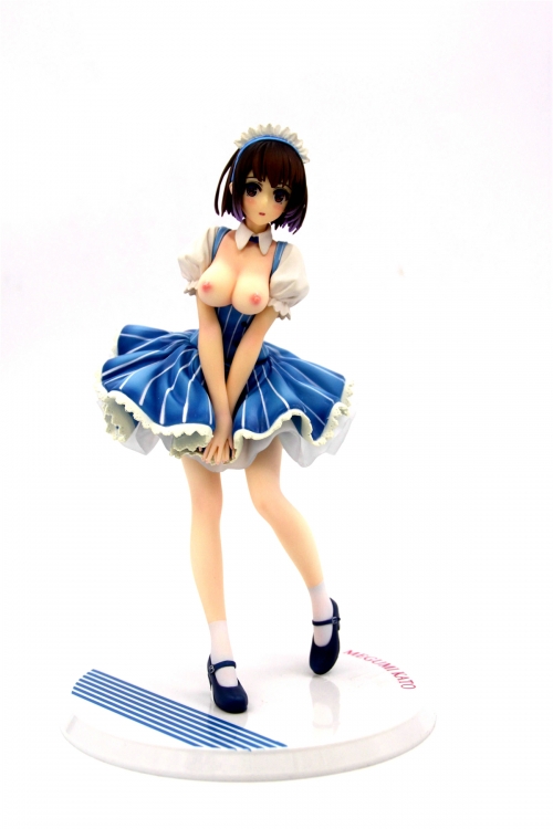 japanese anime Saenai Heroine no Sodatekata - Katou Megumi maid ver nude Sexy Anime Girl Figure Statues Adult Collection