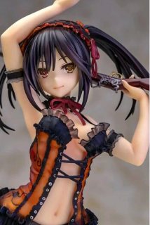 japanese anime sexy doll Date A Live Kurumi Tokisaki: Lingerie Ver. 1/7 Sexy adult PVC figures action figures