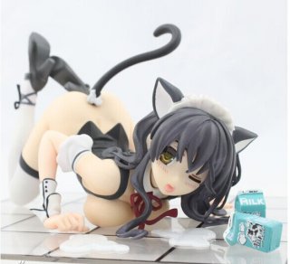 Misaki Kurehito PVC Action Figure Toys Sexy Native CAT LAP MILK dolls figure High Quality Model Doll Toy