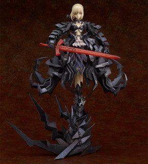 31cm Japanese anime figure black Fate Stay Night Saber Alter huke action figure collectible model toys for boys