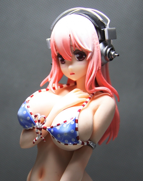 Japanese Anime Super Sonic PVC action figure Swimmear Swimsuit Bikini Sonic Figure Sexy girl collectible model toys Brinquedos