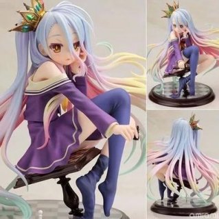 Free Shipping No Game No Life 1/8 scale Siro sexy Girl Shiro cute dolls Garage Kit Brinquedos Anime Action Figure Toys