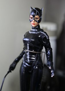 Batman Catwoman Michelle Pfeiffer Collectible Action Figure Soldier Set Toy Scale dolls Models Boys Gift