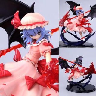 Cool 10" Touhou Project Anime The Embodiment of Scarlet Devil Remilia Scarlet PVC Action Figure Collection Model