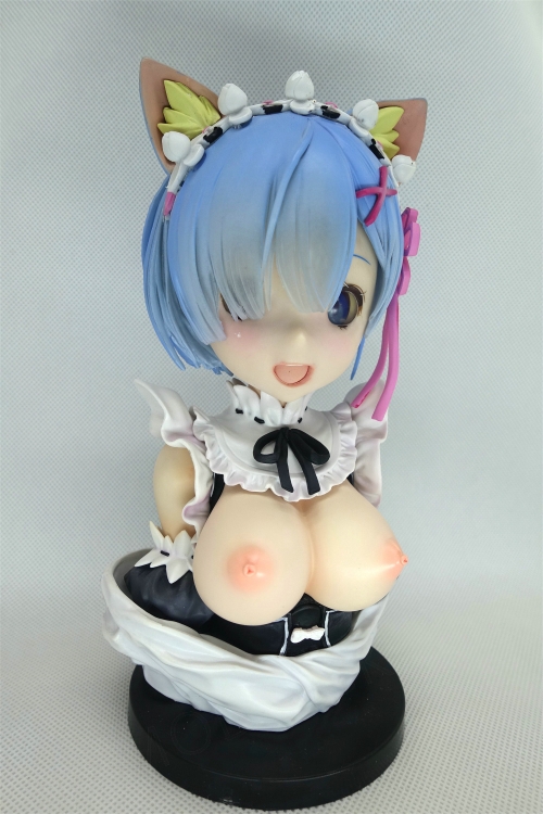 20CM 从零开始 蕾姆 Rem 猫耳女仆胸像 改造版手办