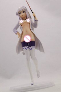 1/6 Re:Zero kara Hajimeru Isekai Seikatsu - Emilia naked anime figure sexy collectible action figures