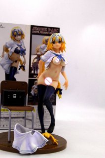 japanese naked anime figure sexy Joan of Arc resin figure girl anime girl figure