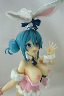 1/7 BiCute Baby Pink VOCALOID Miku Bunny Girl Japanese Anime Naked Figure Ver.