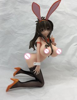 japanese anime action figures To LOVEru Darkness - Yuuki Mikan huge boobs huge breasts Naked 1/4 anime girl figure