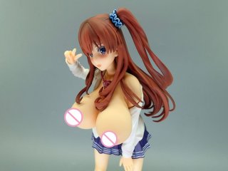 japanese anime action figures Kanna Yuzuki Illustration by Kurehito huge boobs huge breasts Naked 1/6 anime girl figure