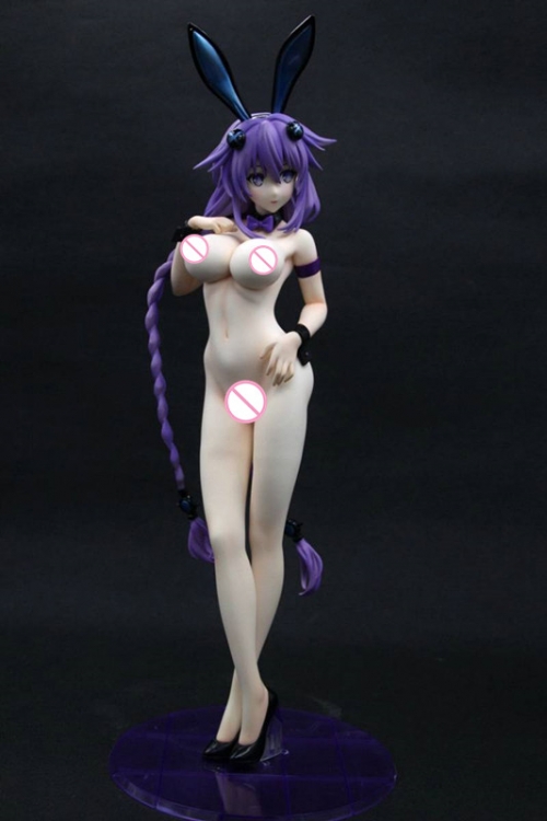 japanese anime sexy doll Hyperdimension Neptunia: Purple Heart 1/4 naked anime figure sexy resin model figures