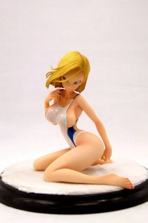 japanese anime sexy doll Dragon Ball Z Android 18 resin Action Figure nude anime figure adult