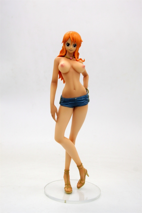 1/6 Japanese Anime Sex Naked Dolls One Piece Anime Sexy Nami Nude ver2 Action Resin Figures