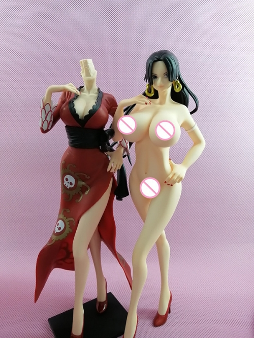 japanese anime sexy doll One Piece Boa Hancock Cheongsam two bodies 1/6 naked anime figure sexy