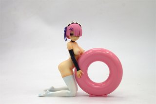 Re:Zero Kara Hajimeru Isekai Seikatsu Ram doughnut Original Figurine Transform Naked Collection Anime Figure