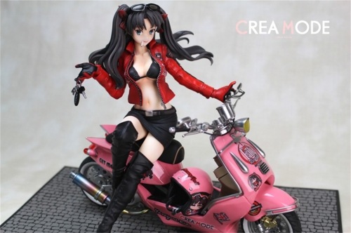 Fate/Stay Night: Rin Tohsaka 1/6 Motorcycle rider Japanese Anime Action Figures Dolls Statues Collection