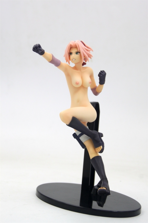 1/6 japanese anime action figures sexy Naruto Gals Sakura Haruno resin model figures naked anime figures adult toys