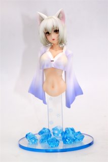 1/6 Original Character Snow Cat Girl Bust WF2020 Painted Finished Figure Gk Resin Collection Model Toys