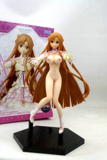 21CM Sword Art Online Alicization War of Underworld Asuna Original Figurine Transform Naked Makaizou Collection Anime Figure